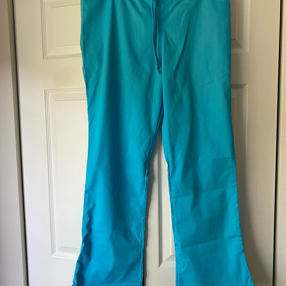 Cherokee Blue Casual Scrub Pants Size Medium